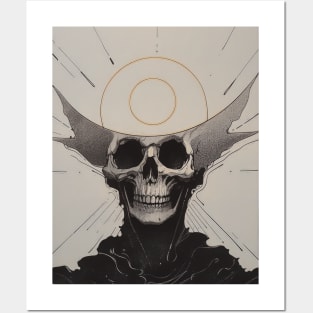 Devil's skull Posters and Art